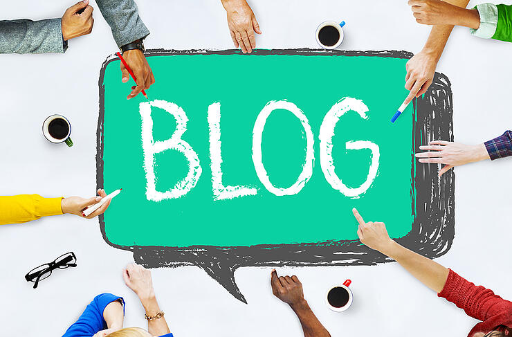 Social Media Connecting Blog Communication Content Concept