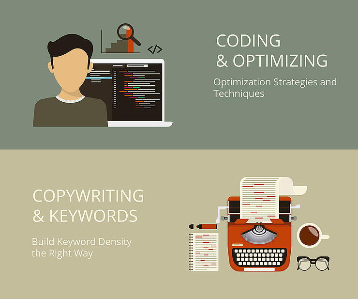 Coding and copywriting