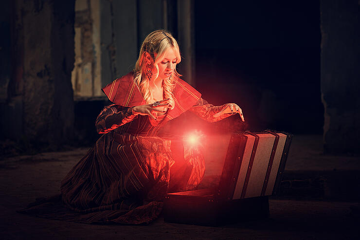 Witch Conjuring A Spell