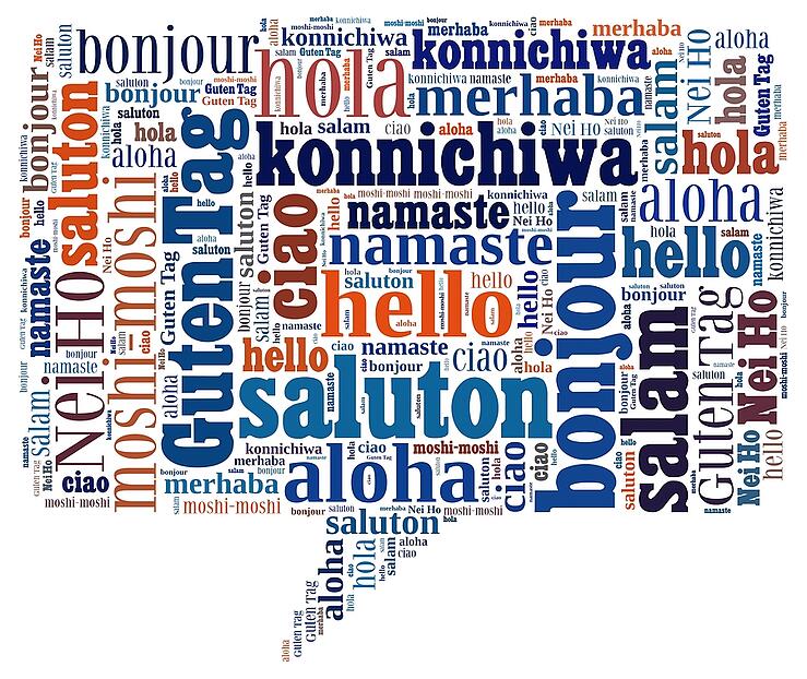 Hello in different languages