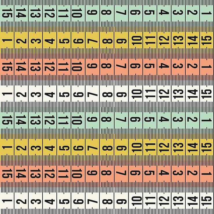 Tailor Fashion Measure Tape Pattern