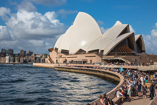 Sydney Opera House In Sydney, Australia.