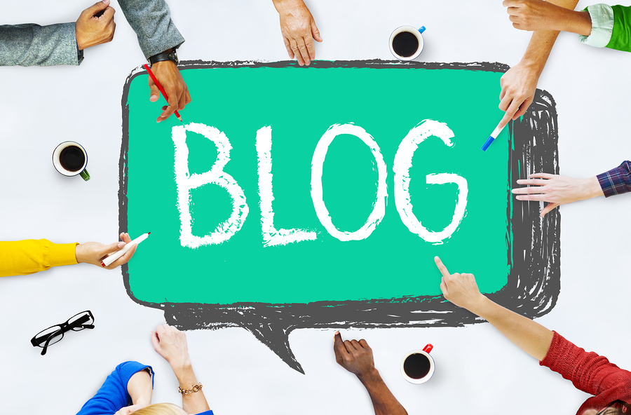 Social Media Connecting Blog Communication Content Concept
