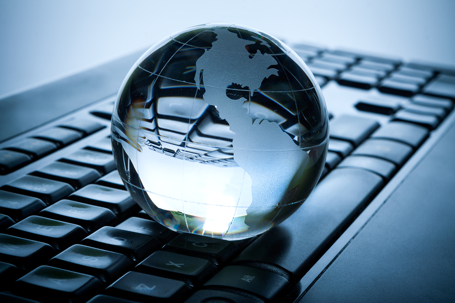 Globe And Keyboard