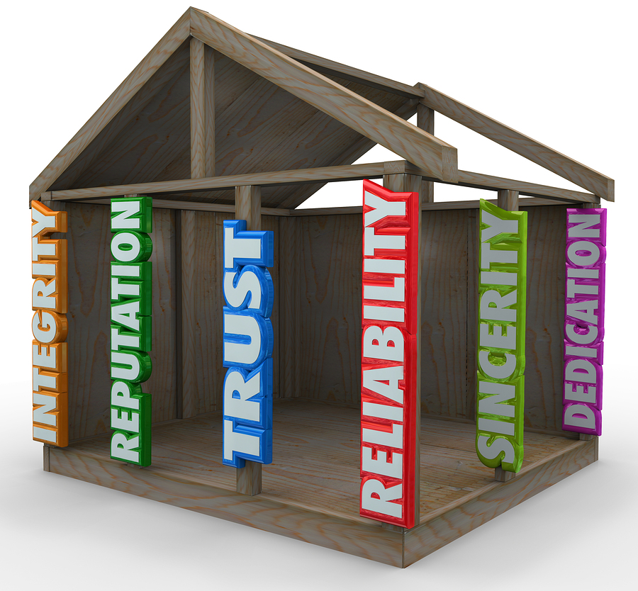 Strong foundation words supporting walls ceiling home frame Inte