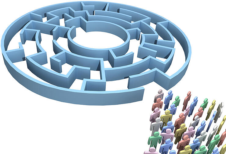 People crowd search maze for crowdsourcing solution to puzzling