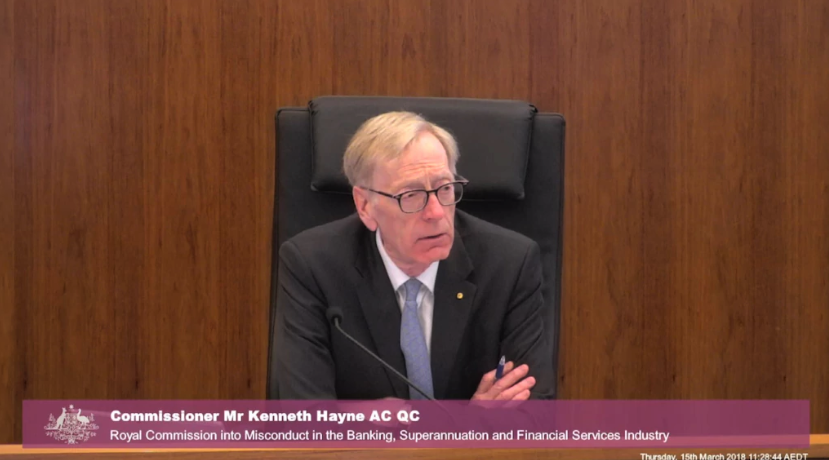 Royal Commission_Interim report released_Commissioner Kenneth Hayne